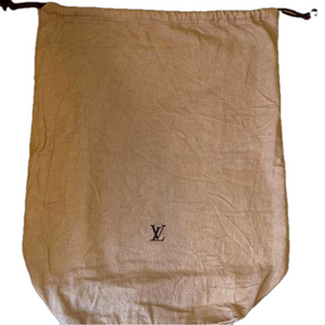 Vintage LV monogram drawstring 19 X 16 Dust Bag, 3rd party authenticated